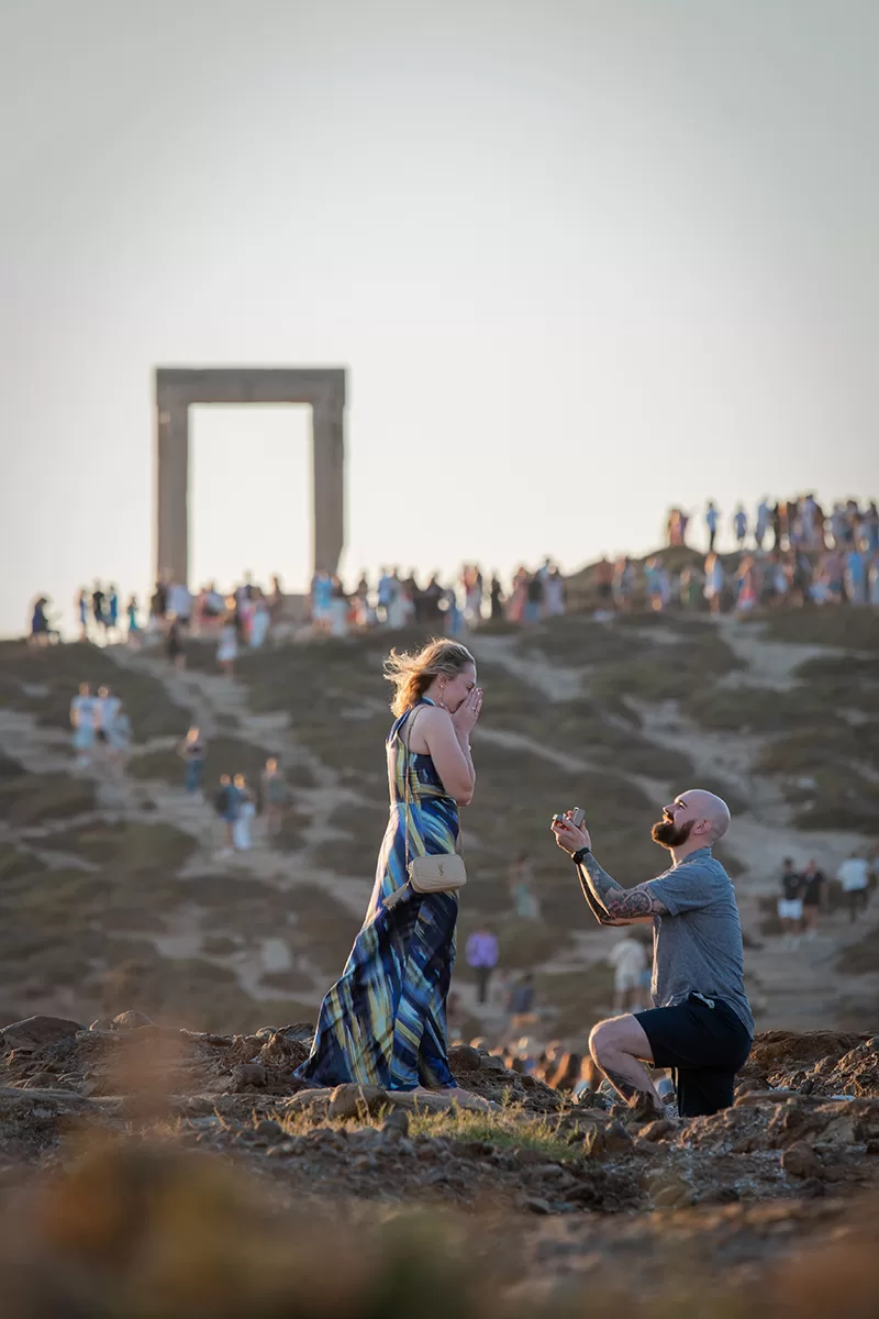 Wedding Proposal Photography in Naxos